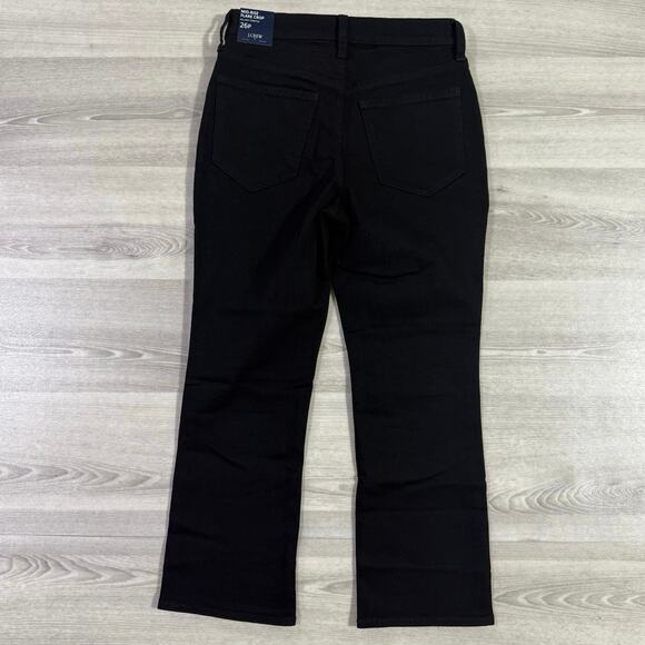 NWT J. Crew Mid-Rise Flare Crop All Day Stretch Size 26P - Picture 5 of 5